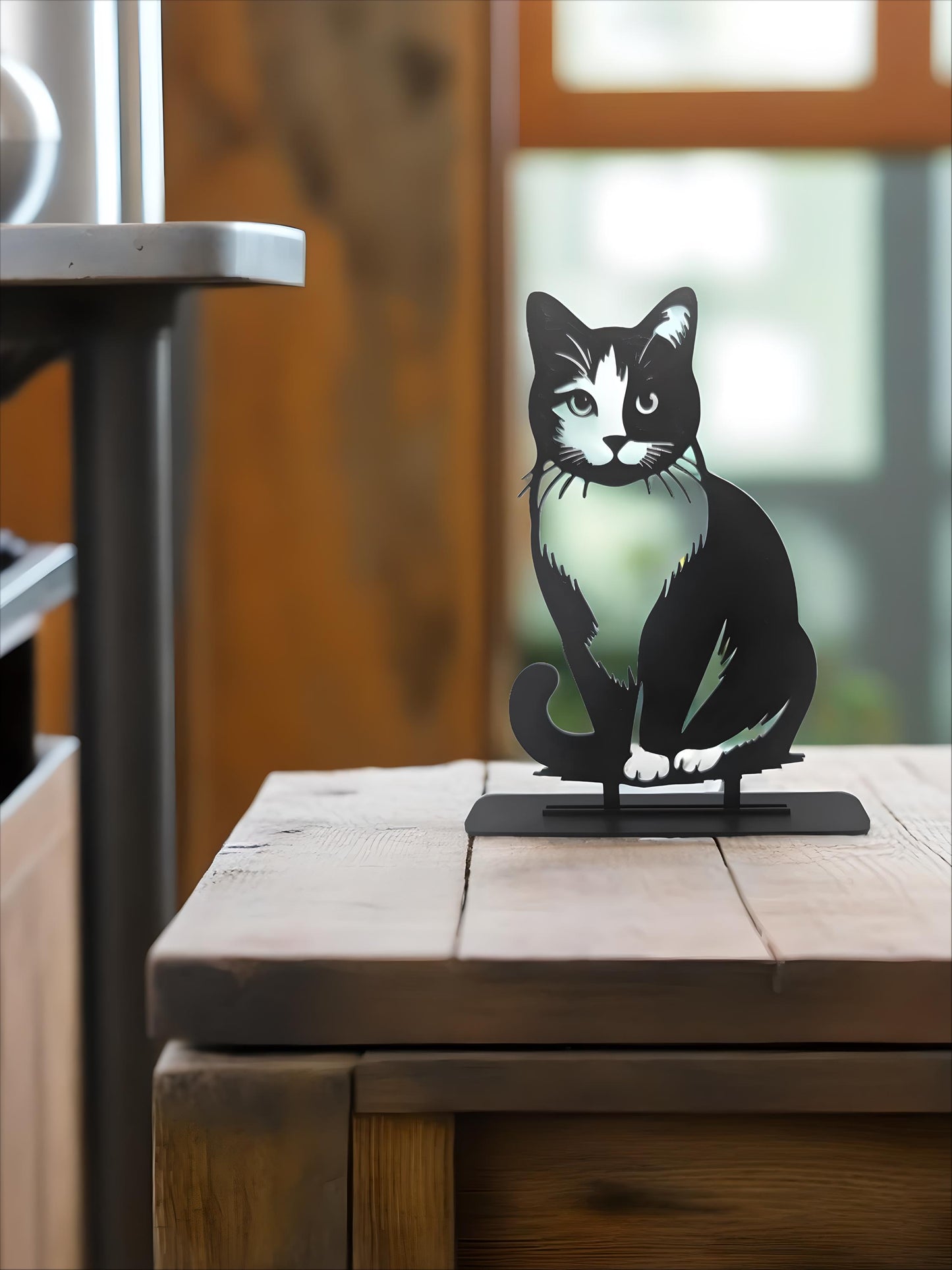 3d printed custom detailed cat portrait, front view., serene.