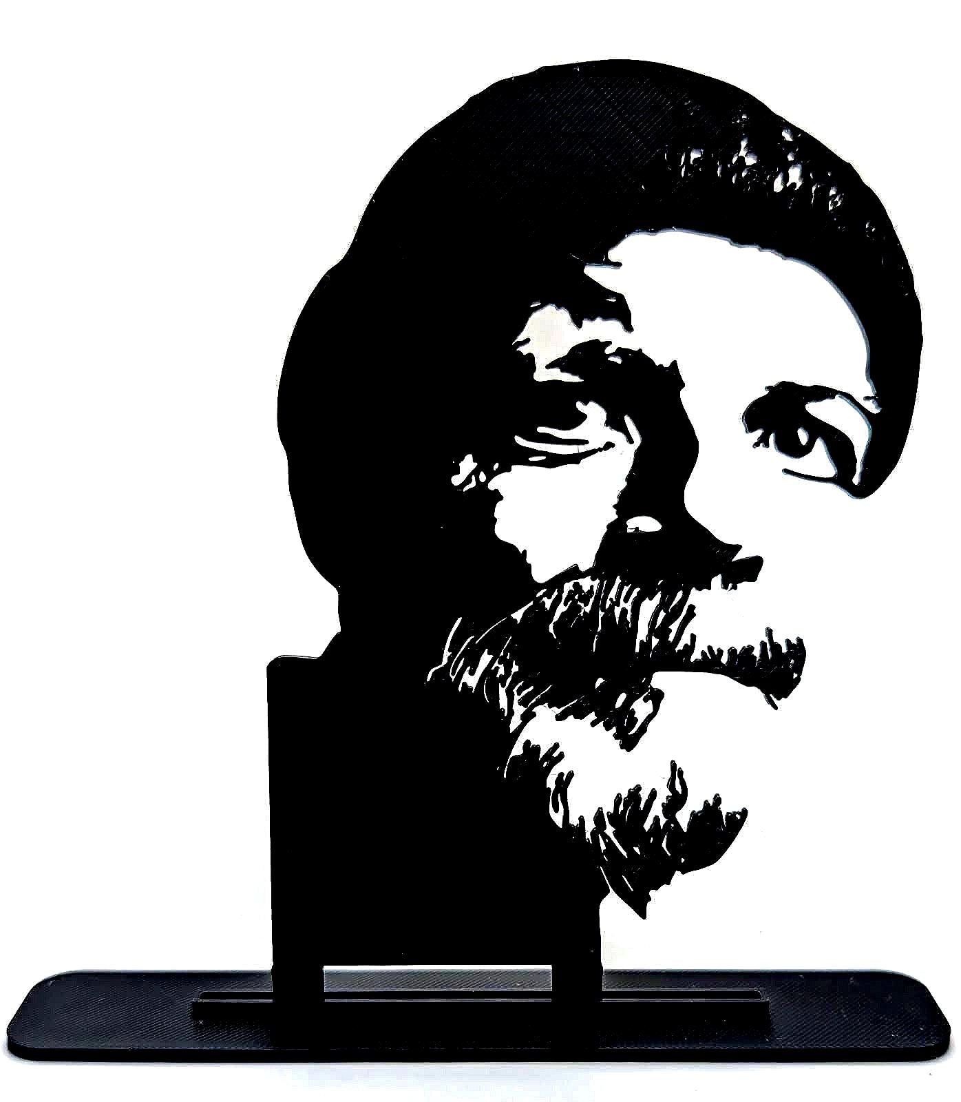 Custom 3D Printed Silhouette Portraits